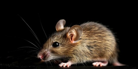 Close-up of Rat Whiskers - Animal, Biodiversity, World Environment Day, 4K Wallpaper. A detailed close-up of a rat's whiskers, highlighting the intricate details of this fascinating creature. This ima