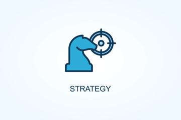 Strategy vector  or logo sign symbol illustration