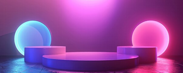 Neon Lights and Platforms