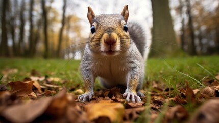 Obraz premium squirrel in the park