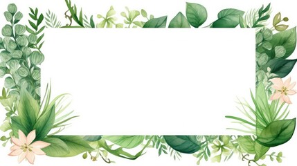 green grass frame