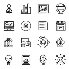 business icon, communication icon, strategy icon, leadership icon, management icon, marketing icon, teamwork icon, web icon, technology icon, finance icon, office icon, development icon, investment ic