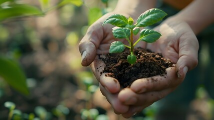 A social entrepreneur leading a community project that blends business principles with social impact, set against a backdrop of environmental or societal change