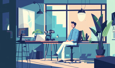 Illustrations for a videographer's website,generative ai