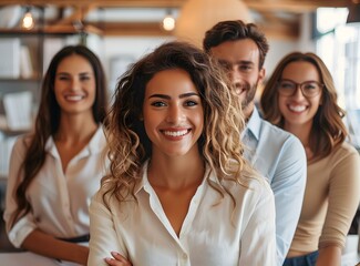 Obraz premium portrait of a group of business people