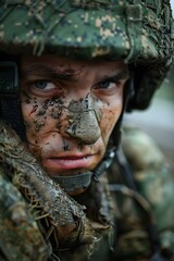 Fototapeta premium Soldiers Gaze