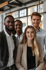 Obraz premium portrait of a group of business people