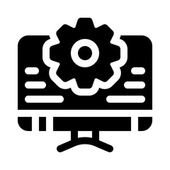 gear glyph icon