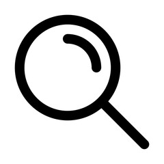 search loop magnifier line icon 