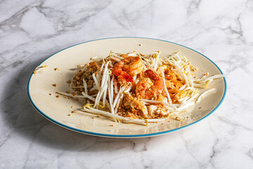 Pad thai - noodle with shrimps