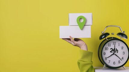 The delivery and 24h clock