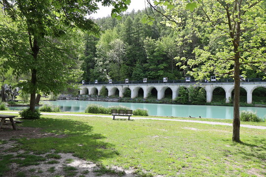 Le parc de la Schappe, parc public, ville de Brian&ccedil;on, d&eacute;partement des Hautes Alpes, France