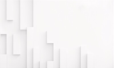 Fototapeta premium Abstract overlapping vertical shadow rectangle effect on a white background.