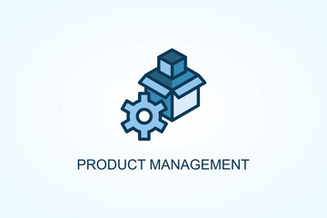 Product management vector  or logo sign symbol illustration