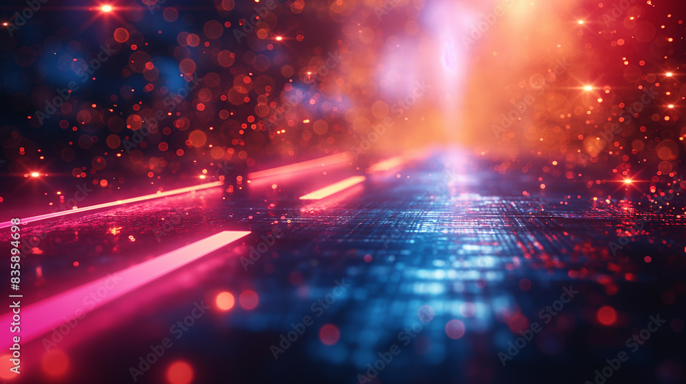 Poster modern abstract high-speed arrows light effect movement. technology futuristic dynamic motion for ba