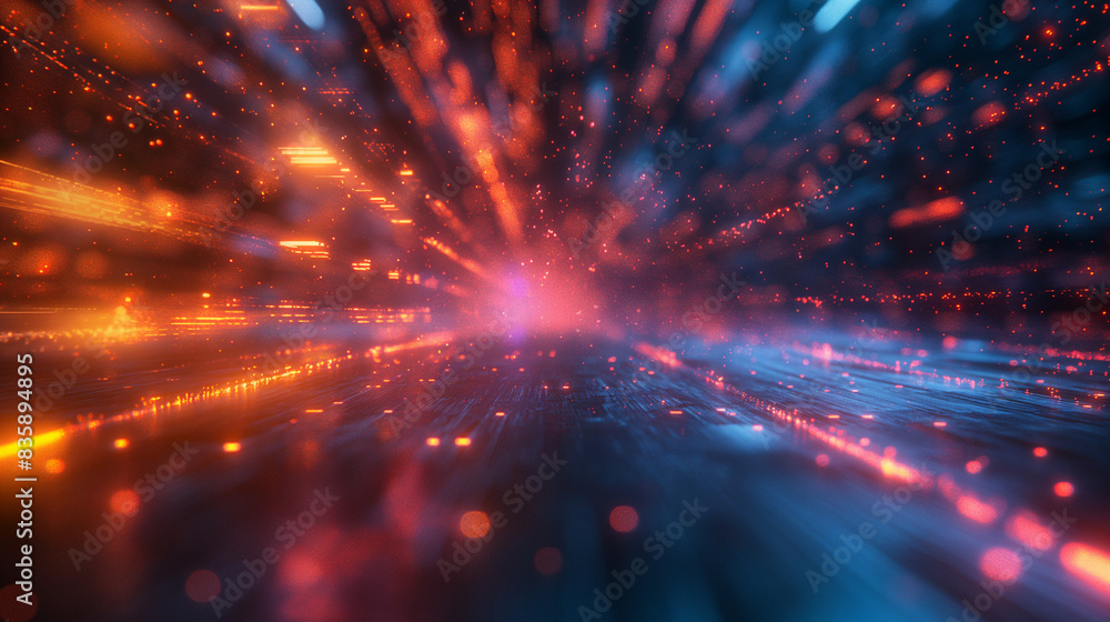 Poster modern abstract high-speed arrows light effect movement. technology futuristic dynamic motion for ba