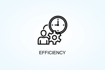 Efficiency Vector  Or Logo Sign Symbol Illustration