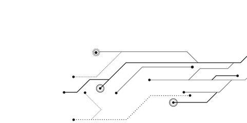 High-tech technology background. Circuit board, Abstract modern digital science technology futuristic circuit board. 