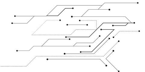 High-tech technology background. Circuit board, Abstract modern digital science technology futuristic circuit board. 