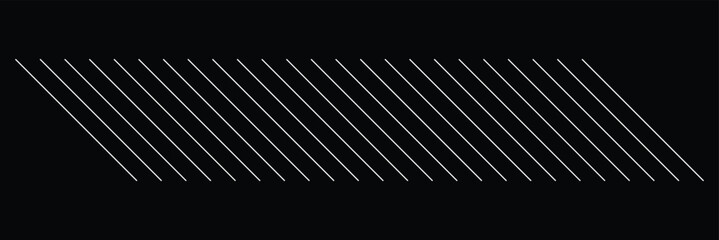 Slash line vector design footer modern border. Eps10.