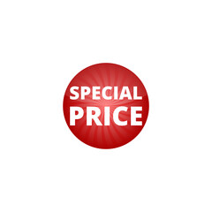Special price icon isolated on transparent background