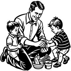 dad-doing-activities-with-kids