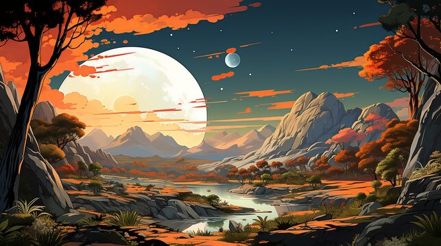 Amidst the ruins of an ancient civilization, archaeologists unearth a cache of advanced technology that promises to revolutionize humanity's understanding of the cosmos. Painting Illustration style,