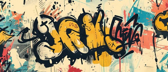 Graffiti graphic background