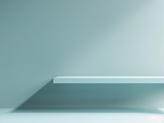 Pastel background for product display, minimalistic design, empty space, light solid color, sleek look