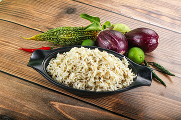 Indian cuisine - jeera rice basmati