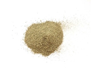 Pile of ground oregano for better taste.