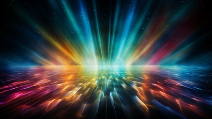 Vibrant and dynamic highresolution texture of colorful stage lights. Perfect theatrical background for dramatic performances.