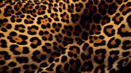 Detailed high resolution texture of stealthy leopard fur, showcasing its spotted and elusive nature, perfect for a fierce leopard concept design.