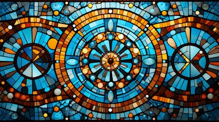 High resolution background with symmetrical shapes for a visually balanced and harmonious design.
