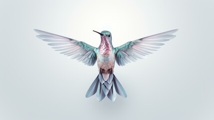 Detailed highresolution background featuring iridescent hummingbird wing textures in a realistic design with delicate colors.