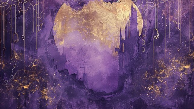 Fantastic graphic background