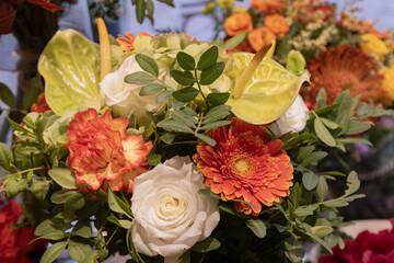 Fleurs dans une boutique de fleuriste