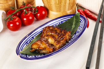 Grilled eel with unagi sauce