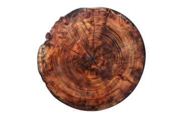 Top View of Coffee Table Isolated on Transparent or White Background, PNG