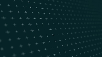 Wallpaper, pattern and grid shape for graphic background, art and abstract design for creative illustration. Shiny, light and star effect with geometrical or digital texture for motion template