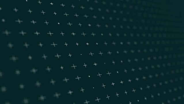 Wallpaper, pattern and grid shape for graphic background, art and abstract design for creative illustration. Shiny, light and star effect with geometrical or digital texture for motion template