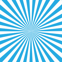 Blue and white Sunburst Pattern Background. Radial Summer. Exploding star burst texture japanese radius cartoon pattern sale banner price tag abstract eps editable vector circular hypnotism template