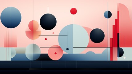 Abstract patterns resembling celestial bodies and cosmic phenomena, evoking a sense of wonder and awe. Painting Illustration style, Minimal and Simple,