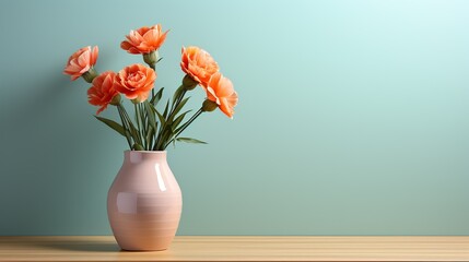 Fototapeta premium A minimalist background featuring a solid color gradient, providing a subtle yet visually pleasing backdrop. Painting Illustration style, Minimal and Simple,