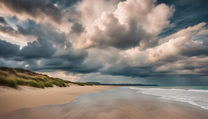 clouds over the sea