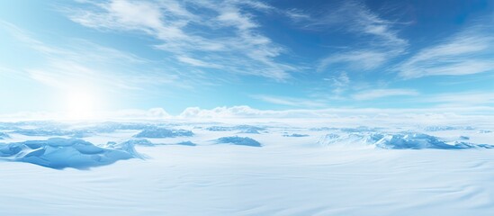 An Image of North Pole. Creative banner. Copyspace image