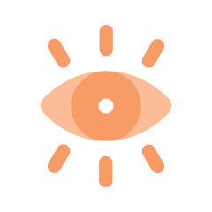 View, vision, monitoring icon design, ready to use and download