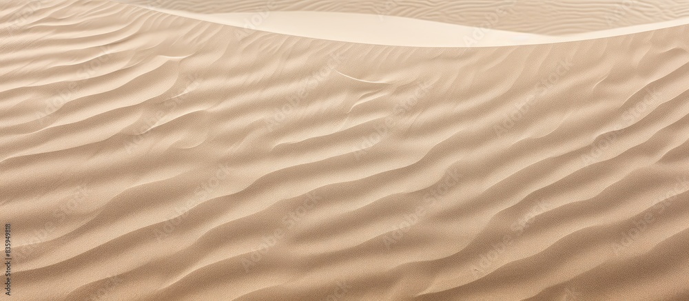 Poster beach and sand texture pattern of sand. creative banner. copyspace image