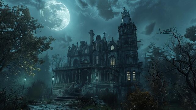 Halloween Day, Haunted Night, Plan a nighttime event with ghost tours, haunted trails, and eerie storytelling sessions under the moonlight