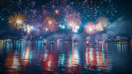 Independent Day, Fireworks Extravaganza, Organize a night fireworks display that captivates the audience